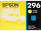 Cartucho de Tinta Epson 296 Amarillo, Modelo: T296420-AL.