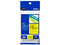 Cinta Brother TZE641 Negro sobre Amarillo Laminada Para Interiores y Exteriores, 18 x 8 mm.