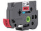 Cinta de impresión Laminada Brother, Negro sobre Rojo, Modelo: TZE441.