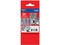 Cinta de impresión Brother negro sobre transparente de 24mm x 8m, Modelo: TZES151.
