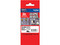 Cinta laminada superadhesiva Brother Negro sobre Blanco, Modelo TZES261