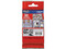 Cinta de impresión Brother Extra Resistente, Negro sobre Plata, Modelo: TZES941.