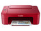 Multifuncional Canon PIXMA TS3110: Impresora de inyección de tinta a color, copiadora y escáner, USB, Wi-Fi.  Color Rojo