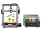 Impresora 3D Creality HI Combo, Multi Color, Nivelación Automática, Calentamiento Rápido, Área de Impresión de 206mm x 260mm x 300mm. Color Negro.
