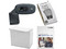 Kit de impresión de tarjetas Zebra ZC32-000CQ00LA00, impresora ZC300, 200 tarjetas PVC, cámara web.
