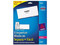 Paquete de etiquetas Avery 5262 con 350 etiquetas blancas de 1.3 x 4.5cm.