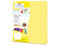 Papel cortado Eurocolors EC0002 tamaño Carta, 100 piezas. Color Amarillo.