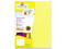 Papel cortado Eurocolors EC0002 tamaño Carta, 100 piezas. Color Amarillo.