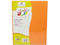 Papel cortado Eurocolors EC0004 tamaño Carta, 100 piezas. Color Naranja.