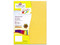 Papel cortado Eurocolors EC0008 tamaño Carta, 100 piezas. Color Amarillo.