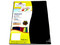 Papel cortado Eurocolors EC0014 tamaño Carta, 100 piezas. Color Negro.
