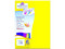 Papel cortado Eurocolors, tamaño Carta, color amarillo, paquete con 100 piezas.