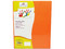 Papel cortado Eurocolors EC0080 tamaño Carta, 100 piezas. Color Naranja.