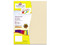 Papel cortado Eurocolors EC0092 tamaño Carta, 100 piezas. Color Crema.