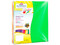 Papel cortado Eurocolors EC0100 tamaño Carta, 100 piezas. Colores Variados.