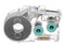 Casete de Etiquetas de Poliolefina Panduit de Cinta Continua, Tubo Termo contráctil, 8.6 mm de Ancho y 2.4 m de largo, Para Cables de 1.5 a 4.8 mm (18-12 AWG) de Diámetro, Color Blanco.