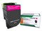 Cartucho de tóner Lexmark, Magenta, Modelo: 71B40M0
