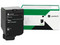 Cartucho de tóner Lexmark programa de retorno Negro, Modelo: 71C80K0.