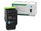 Cartucho de tóner Lexmark, Cian, Modelo: 78C40C0