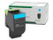 Cartucho de Tóner Lexmark Cian, Modelo: 78C4XC0.