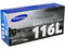 Cartucho de Tóner Negro Samsung 116, Modelo: MLT-D116L.