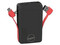 Power Bank Deejays PW5KX de 5 000 mAh con Cables USB Tipo A, Tipo C y Lightning. Color Negro.