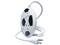 Supresor de Picos VICA, 4 Contactos NEMA 5-15P, 800W, 120V, 2 USB Tipo A. Diseño de Futbol.