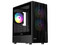 Gabinete ACTECK ZYRON GC606, Mini Tower, Micro-ATX, Incluye 3 Ventiladores FRGB de 120mm, No Incluye Fuente de Poder. Color Negro.