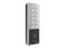 Terminal de Control de Acceso Hikvision DS-K1T805MBFWX, Hasta 3,000 Huellas, Lector de Tarjeta, Desbloqueo por PIN, IP65, Color Plateado.