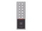 Terminal de Control de Acceso Hikvision DS-K1T805MBFWX, Hasta 3,000 Huellas, Lector de Tarjeta, Desbloqueo por PIN, IP65, Color Plateado.