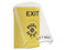 Botón de Salida STI SS2-2A0-XT-EN, Tapa Protectora, Texto en inglés.
