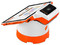 Terminal Clip Stand 2, Doble Pantalla, Wi-Fi, Bluetooth, Chip de Proximidad, Con Impresora Térmica, Android. Color Naranja.