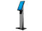 Soporte de Piso Elo Wallaby para Autoservicio, Compatible con Series I. Color Negro/Plateado.
