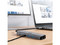 HUB USB Acteck Gatex Dock HD785 de 8 Puertos, USB Tipo C a 2 Puertos USB Tipo C, Lector de Tarjetas TF, Lector de Tarjetas SD, 1 Puerto Ethernet, 1 Puerto HDMI, 2 Puertos USB Tipo A 3.0. Color Gris.