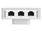 Access Point TP-Link EAP725-Wall, 4 puertos LAN de 2.5G, Doble Banda 2.4GHz y 5GHz, Wi-Fi 7, hasta 3570Mbps.