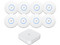 Kit UBIQUITI KIT 8x UAP-AC-PRO REGALO UXG-LITE, Incluye 8 Puntos de Acceso UAP-AC-PRO de Doble Banda, Incluye Gateway UXG-Lite, Color Blanco.