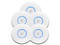 Paquete de 5 Access Point Ubiquiti Networks UniFi UAP-AC-LR hasta 867 Mbps, Banda Dual, PoE.