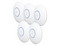 Paquete de 5 Access Point UniFi HD 802.11ac Wave 2 MU-MIMO 4X4 para alta densidad de usuarios, hasta 500 usuarios WiFi.