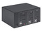 Switch KVM Manhattan HMDMI de 2 puertos, 2 Monitores, 2 Computadoras, 4K.