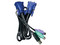 Cable KVM Planet KVM-KC1-3, VGA/USB, Longitud del Cable 3m, Color Negro.