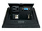 Panel de Conectores Redleaf PT605B Para Escritorio, 1 Contacto, HDMI, VGA, RJ-45 y USB, Color Negro.