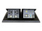 Panel de Conectores Redleaf PT764B Para Escritorio, 2 Contacto de Poder, HDMI, VGA, 3 Puertos RJ-45, RCA y Conector de Audio, Color Negro.