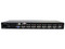 Conmutador Switch KVM 8 Puertos de Video VGA HD15 USB 2.0 USB A y Audio, altura 1U para rack.