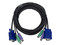 Cable KVM 3 en 1 VGA/PS2 a PS2/HD15, 3.05 m.