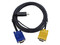 Cable KVM USB Tripp Lite (2 en 1) de 3.30 m.
