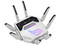 Router Inalámbrico ASUS GT-BE19000AI, Triple Banda, Wireless AC (Wi-Fi 7), Hasta 11529Mbps, 10 Puertos Gigabit LAN, 8 Antenas. Color Blanco.