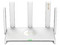 Router inalámbrico MESH Ruijie, Diseñado para Gaming con doble puerto WAN Gigabit, 3 puertos LAN Gigabit, WI-FI 6, 2x2 doble Banda. Color Blanco.