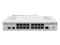Router MikroTik Cloud Core CCR2004-16G-2S+PC, con enfriamiento pasivo, RJ45, 16 puertos Gigabit Ethernet y dos jaulas 10G SFP+.