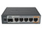 Router MikroTik RB760IGS con 5 Puertos Gigabit Ethernet y 1 Puerto SFP, Dual Core, PoE in, PoE Out.