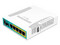 Router MikroTik RB960PGS de 5 puertos Gigabit Ethernet PoE 802.3at, 1 puerto SFP y 1 puerto USB.